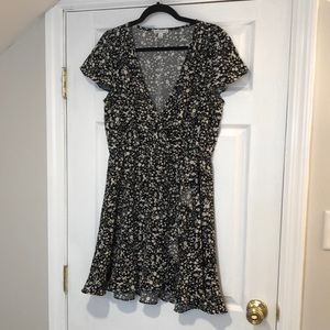 J. Crew mercantile faux wrap dress